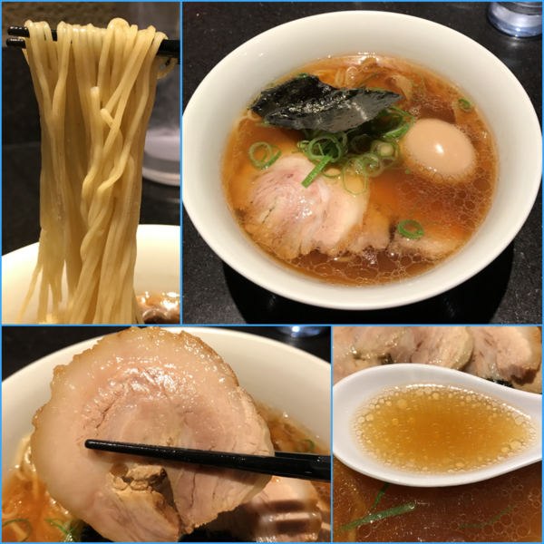 「醤油らぁ麺¥950+味付たまご¥200→¥0（クーポン ）」@支那そばや 新横浜ラーメン博物館店の写真