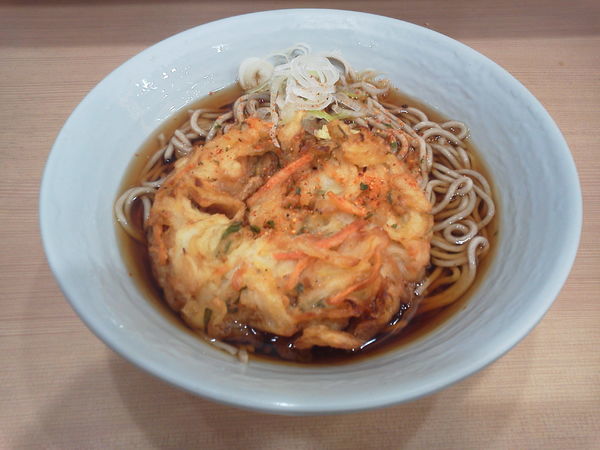 「かき揚げそば 380円」@大江戸そば 池袋店の写真