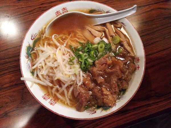 「牛すじラーメン」@ももちゃんラーメンの写真