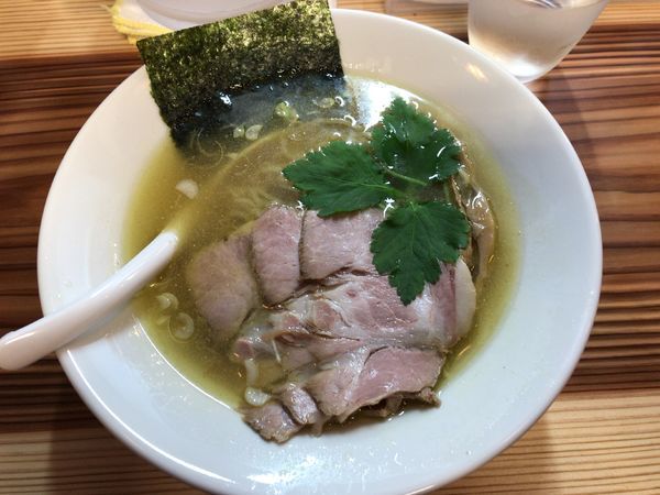 「塩そば」@純水煮干し中華そば 匠庵の写真