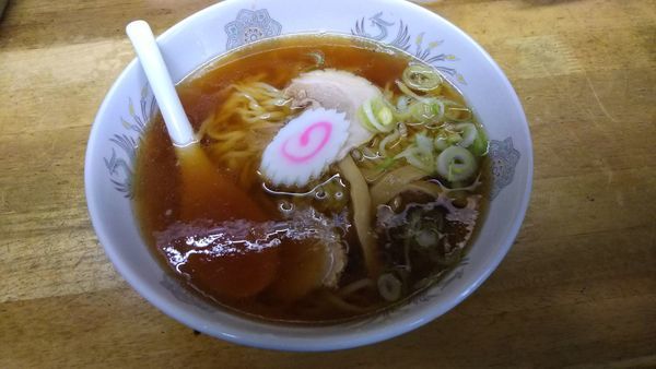 「醤油ラーメン 570円」@くるくる軒 会津店の写真
