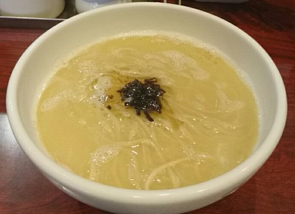 「濃厚塩かけ」@鶏だし中華そば かね壱 KANEICHIの写真