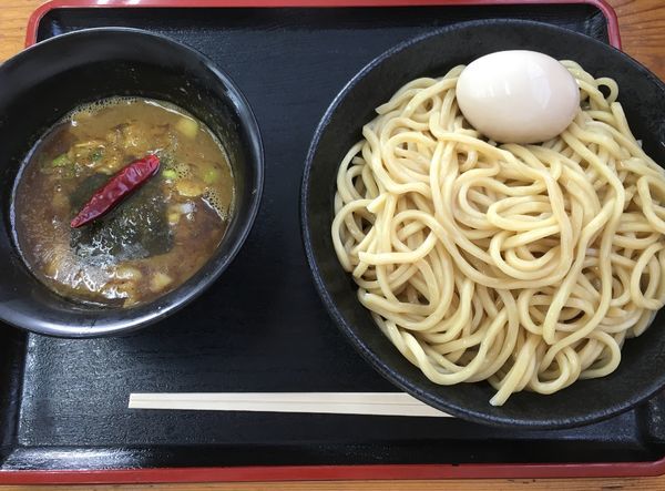 「カレつけ(大)&味玉」@つけめん・らあめん 福は内の写真