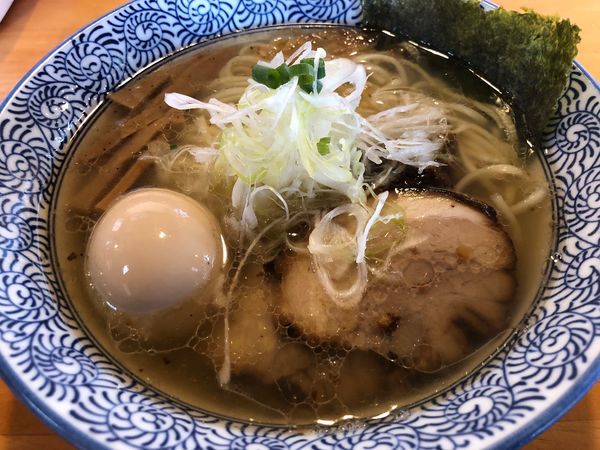 「海老塩ラーメン750円」@麺処 門つるの写真