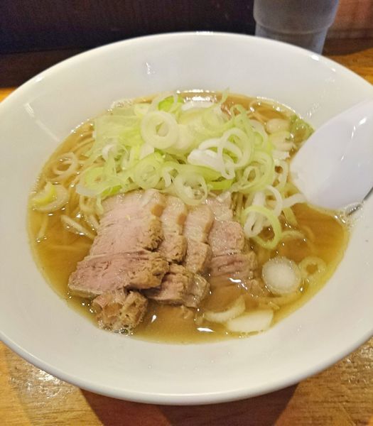 「肉そば & ネギ増し」@自家製麺 伊藤の写真