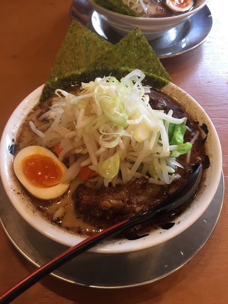 「おっぺしゃんラーメン＋野菜」@らーめん おっぺしゃん 弥生台店の写真