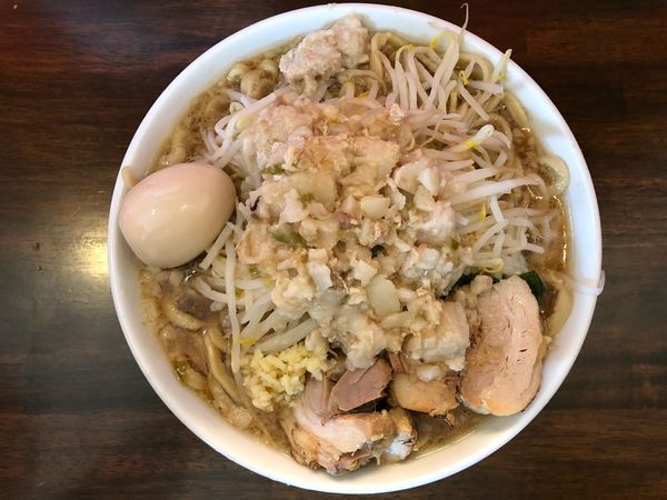 「ラーメン(ニンニク少なめ・アブラ)AZTM」@龍麺 ふえ郎の写真