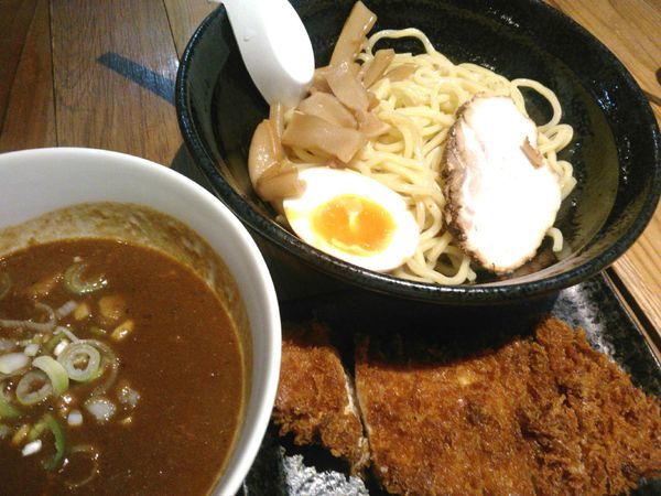 「カレースタミナつけめん ￥1200」@とんかつ 熊さん 大宮店の写真