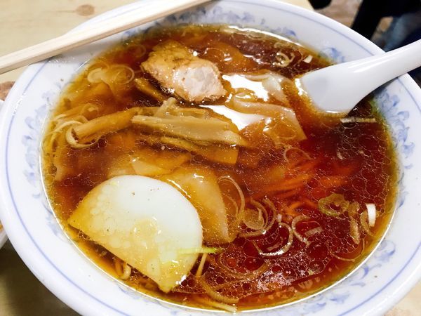 「ワンタン麺＋半炒飯」@浅草橋 大勝軒の写真