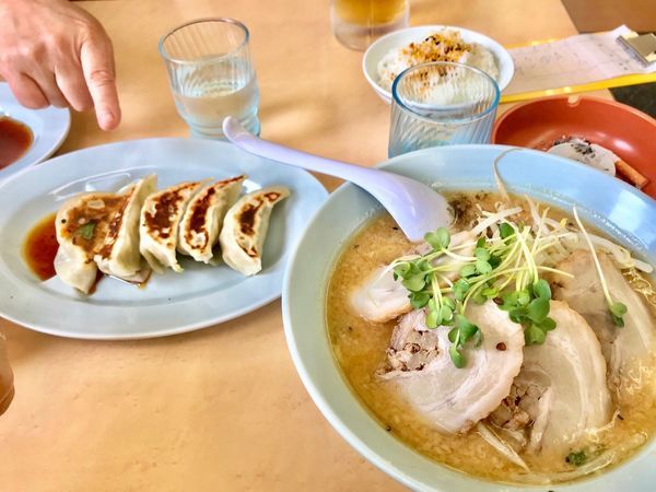 「みそチャーシュー麺」@くるまやラーメン 箕輪店の写真
