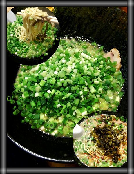 「茨城豚骨（ねぎばっか）」@博多ラーメン とんこつ家の写真