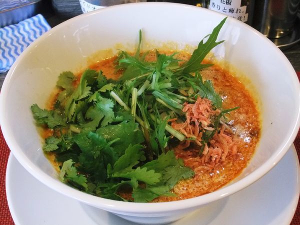 「パクチー担々麺（970円）」@豪虎担々麺の写真