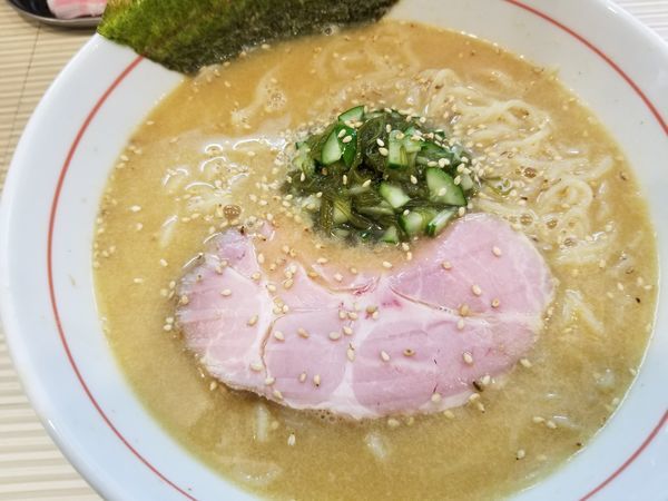 「冷やしラーメン味噌」@ラーメン ポール亭の写真