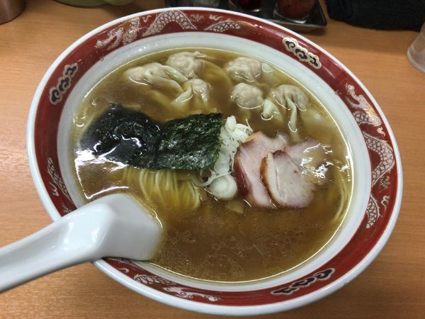 「ワンタンメン」@支那ソバ かづ屋の写真