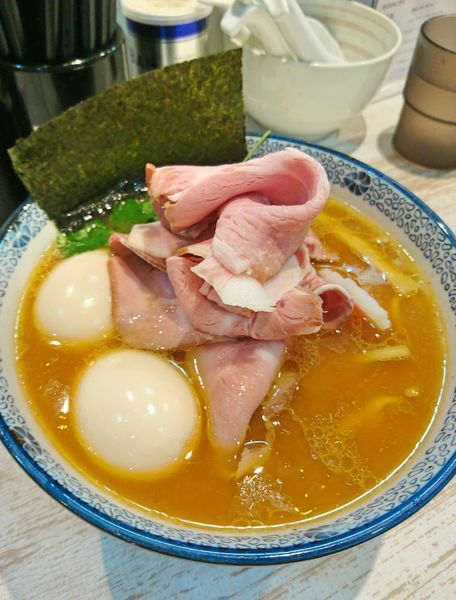 「特製金目鯛の中華そば」@中華そば 四つ葉の写真