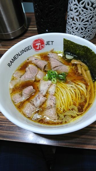 「醤油チャーシュー麺」@ラーメン人生 JET 福島本店の写真