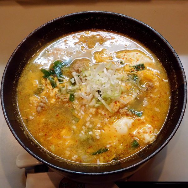 「横浜式担々麺（800円）＋小ライス（170円）」@担々厨房 平家の写真