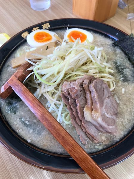 「定番 二玉」@ラーメン青木亭 八潮店の写真