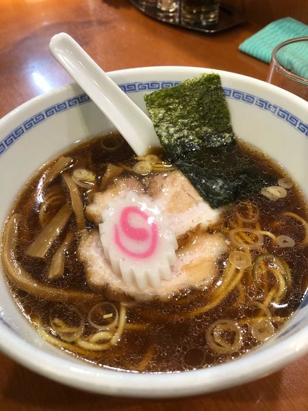 「醤油らーめん」@たけちゃんにぼしらーめん 調布店の写真