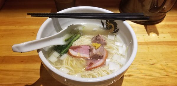 「鴨中華そば 塩」@満鶏軒の写真