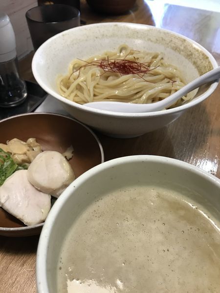 「鶏白湯つけ麺 780円」@麺匠ようすけ 鶏煮亭の写真