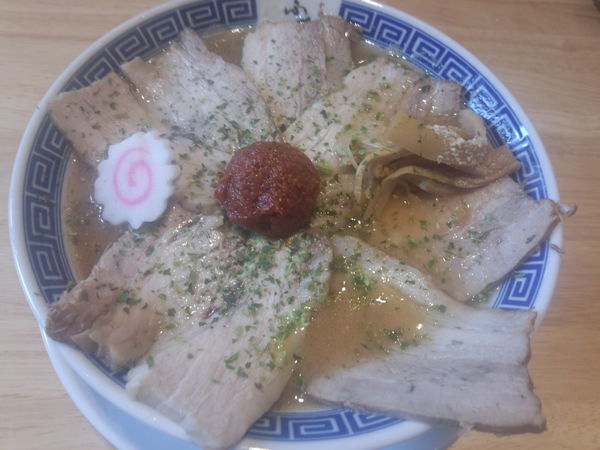 「からみそチャーシュー麺 1,200円」@からみそラーメンふくろう 名駅店の写真