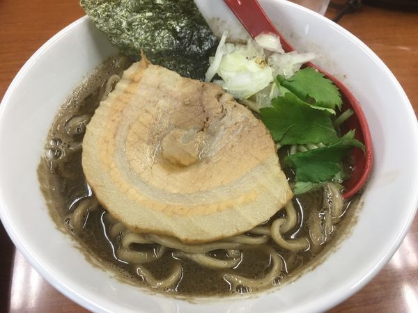 「烏賊煮干しらーめん」@めんや天夢 大平西水代店の写真