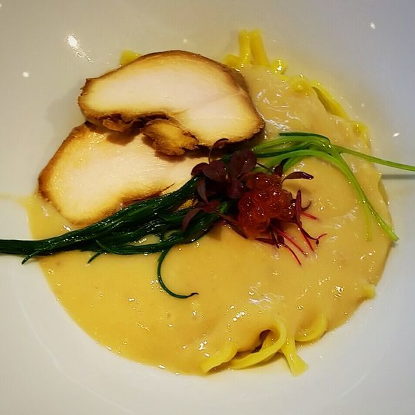 「冷製ウニポタラーメン １０００円」@らー麺屋 バリバリジョニーの写真