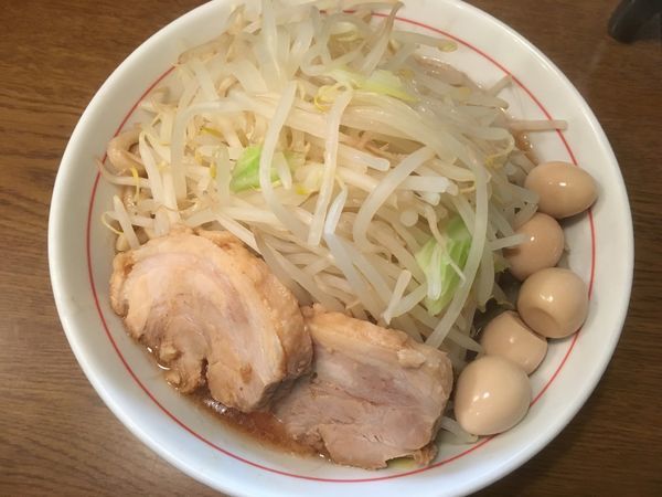 「ラーメン並800円、うずら100円」@眞久中の写真