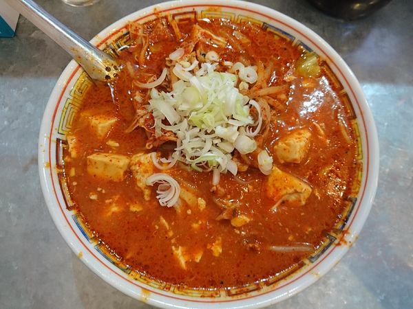 「デビル麺3辛」@横浜らーめん青木家の写真