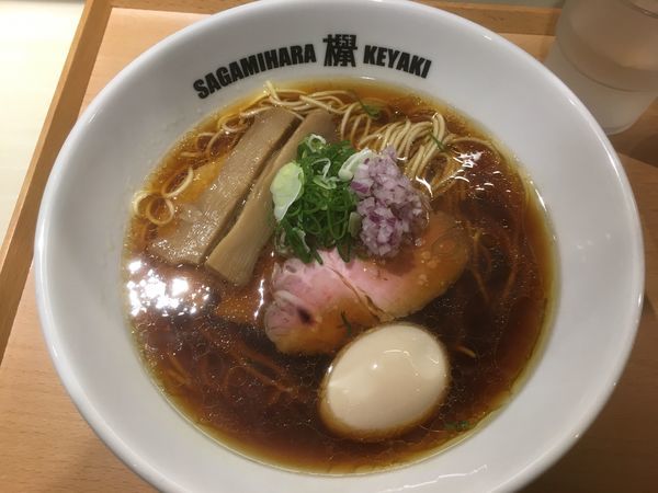 「味玉醤油らーめん850円」@Sagamihara 欅の写真