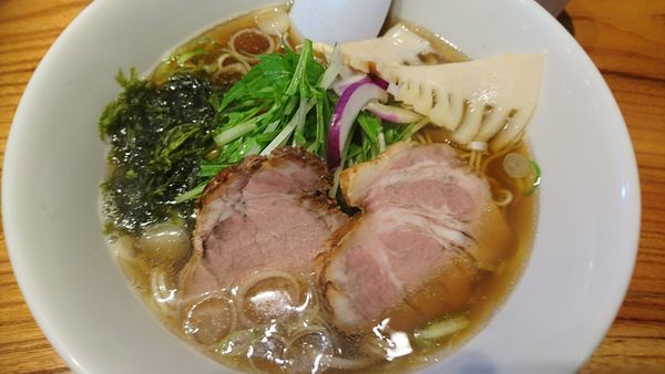 「海鮮イカ牡蠣煮干しラーメン（限定、９３０円）」@神田らぁめん 悠 HARUKAの写真