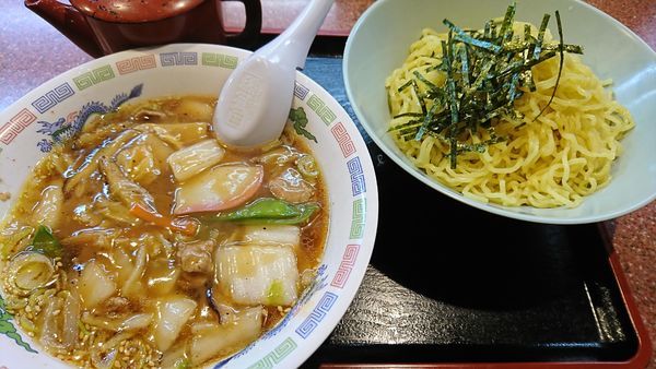 「野菜つけ麺(680円)」@ラーメン王の写真