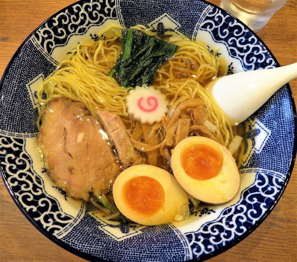 「味玉醤油（850円）」@ハマカゼ拉麺店の写真