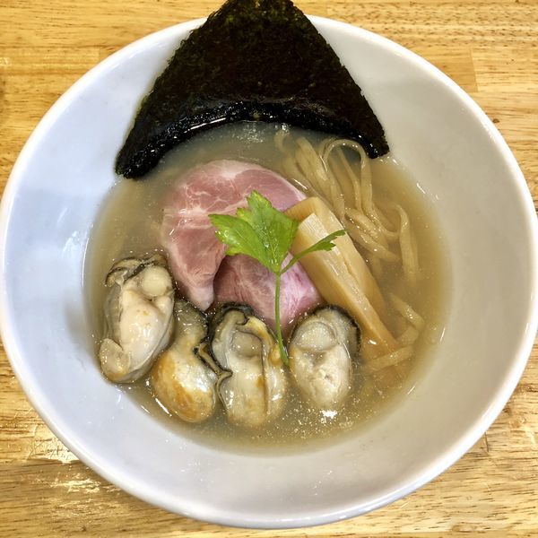 「牡蠣そば ￥850」@寿製麺よしかわ 坂戸店の写真