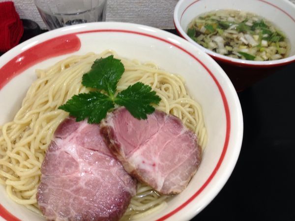 「[限定]アゴ細つけ麺」@自家製麺SHINの写真