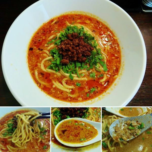 「担担麺(太麺)　830円」@香噴噴 東京木場の写真
