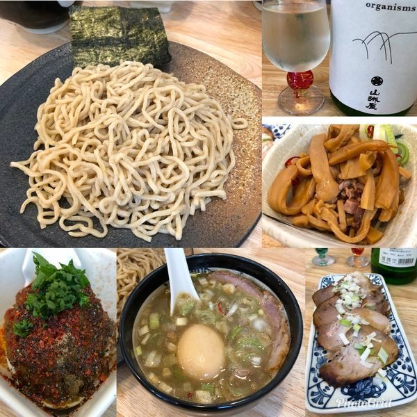 「煮玉子つけそば¥980, カレー玉¥170 他」@中華そば専門 とんちぼの写真