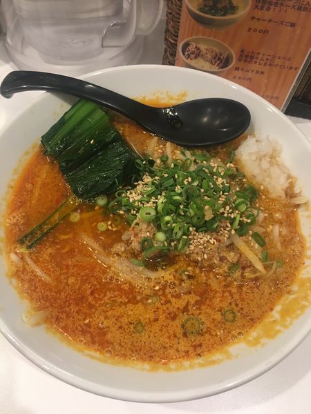 「海老担々麺 850円」@海老・特濃煮干そば まるはの写真