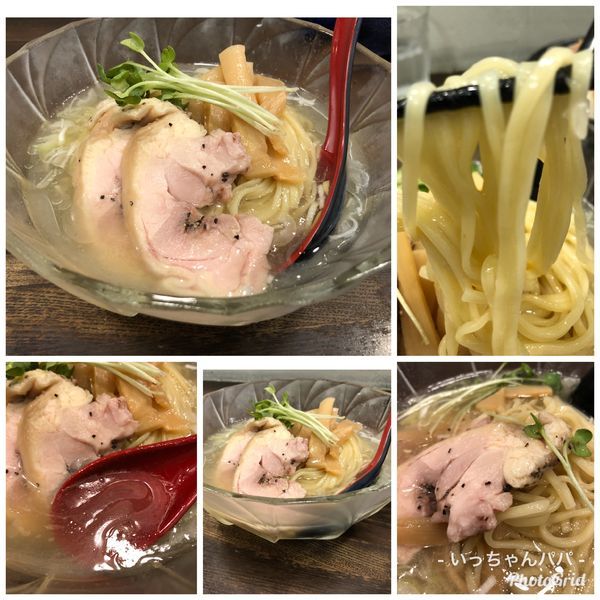 「夏期限定 鶏塩生姜の冷やしらーめん  750円」@東京スタイルみそらーめん ど・みそ 西新井店の写真