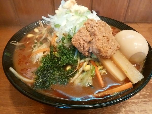 「【限定】味噌野菜タンメン850円+味玉」@麺や 蒼輝 AOIKAGAYAKIの写真