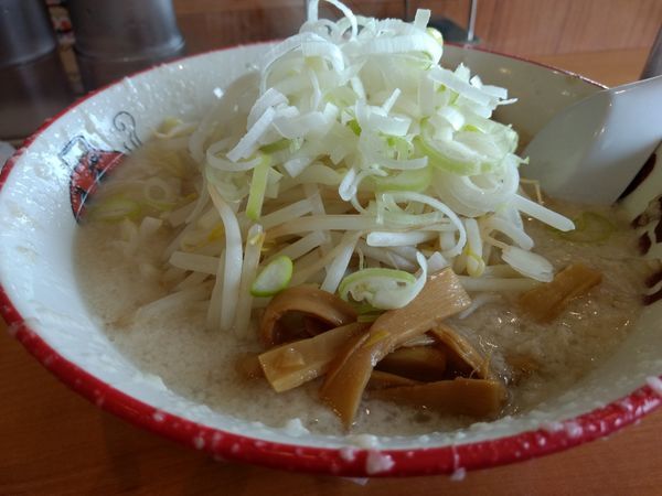 「ラーメン脂多め固め」@こってりらーめん なりたけ 幕張店の写真