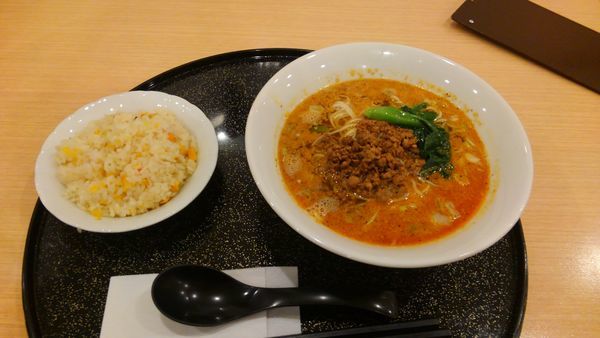 「担々麺セット」@中国料理 龍鳳閣 シーモール下関店の写真