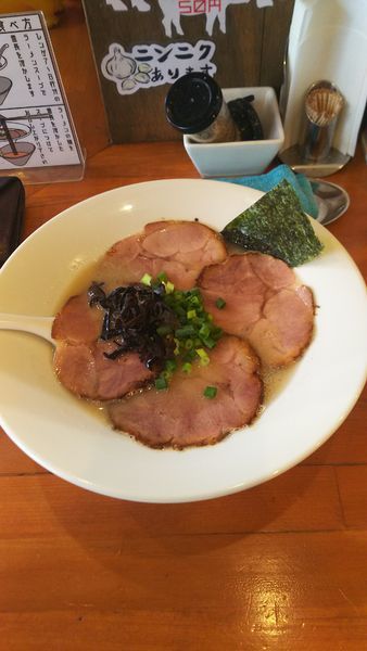「チャーシューラーメン」@麺道我飯の写真