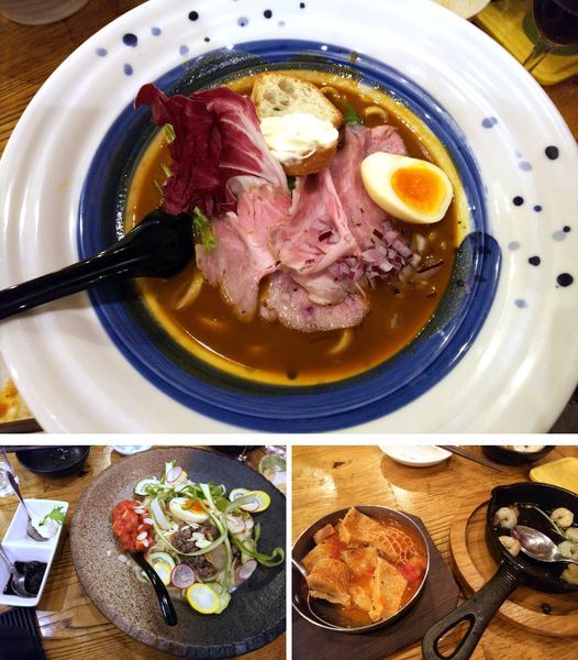 「元祖海老丸らーめん＋〆のリゾット　850＋300円」@海老丸らーめんの写真