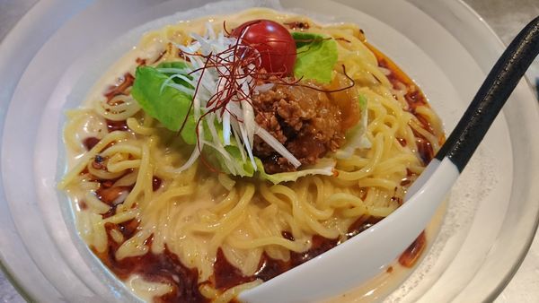 「冷やしタンタン麺（限定１日２０食）＋大盛」@麺 やまらぁの写真