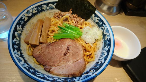 「3号油そば＋大盛」@ラーメン 雷鳥の写真