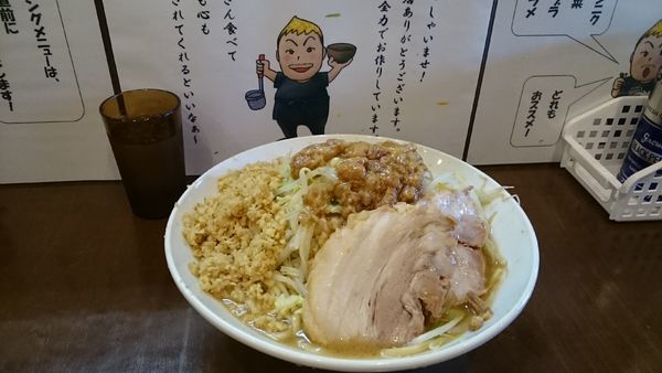 「大・ショウガW(アブラ)￥９５０」@麺屋 歩夢の写真