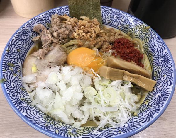 「まぜそば(カレーに変更)」@狼煙 大宮店の写真