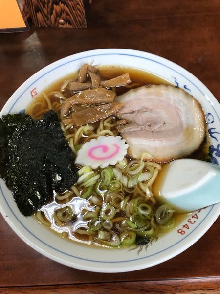 「ラーメン➕麺固め」@保原屋 食堂の写真